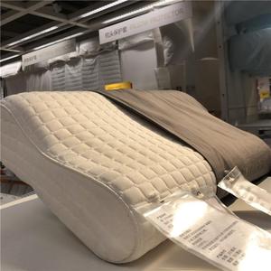 IKEA宜家国内洛森浣 人体工学枕侧卧/仰卧海绵枕头护颈保健枕