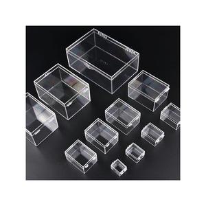 塑pc料盒透明小盒子长方形加高加深收纳盒长方形透明带有盖子冰箱