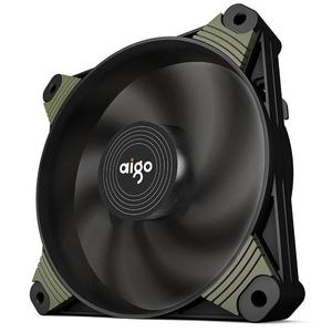 爱国者(aigo)冰魄X1高效版黑色电脑机箱风扇(小3P+大4P双接口/