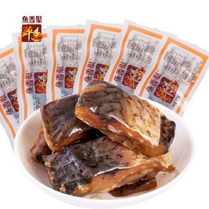 鱼香聚醉鱼500g绍兴特产休闲零食即食鱼干小包装熟食香辣味鱼排