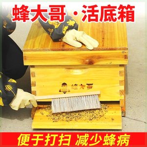 蜂箱活底蜂箱中蜂蜂箱可抽拉杉木煮蜡蜂大哥蜂箱中蜂蜂箱养蜂工具