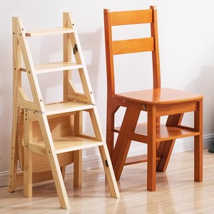 木梯椅家用梯子椅子折叠伸缩两用梯凳室内登高人字梯楼梯多功能