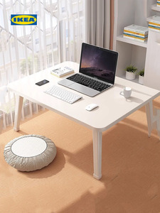 IKEA宜家折叠桌子家用卧室飘窗学习书桌电脑桌懒人简易吃饭桌板
