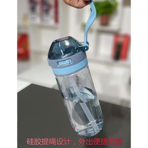 韩国高颜值带吸管水杯女孕妇产妇专用少女网红大人吸管饮水杯塑料