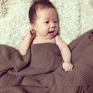夏季全棉婴儿针织欧美百搭披巾毛线毯 空调薄午睡婴儿盖毯子 新款