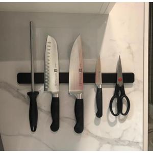 宜家国内代购胡尔塔普磁性刀架黑芬托磁力刀架磁吸壁挂式包邮IKEA