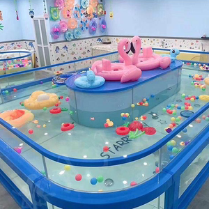 江西大型恒温加热婴儿儿童宝宝亲子游泳馆玻璃泳池全套设备母婴店