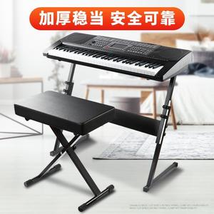 雅马哈古筝凳子电子钢琴凳升降折叠练琴专用单人电子琴键盘椅子儿