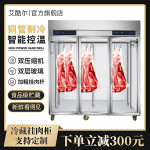 冷冻保鲜商用挂肉柜猪羊牛肉展示柜冷藏冰柜立式冷冻柜鲜肉排酸柜