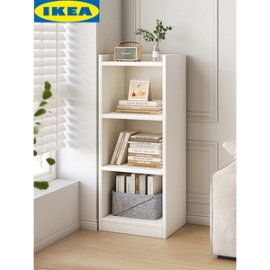 宜家IKEA书架落地置物架墙边角窄小柜子收纳柜储物柜自由组合格子
