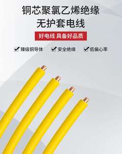 成都塔牌电线电缆国标铜芯阻燃BV VR1.5 .25 4 B6 10平方 可分零