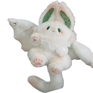 蝙蝠兔子偶睡觉抱大白毛绒玩具娃娃公仔抱枕兔生日玩礼物女生儿童