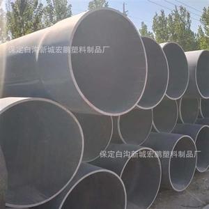 800PVC管灰色大口径dn450 500 630塑料管材可通风排风排污用管材