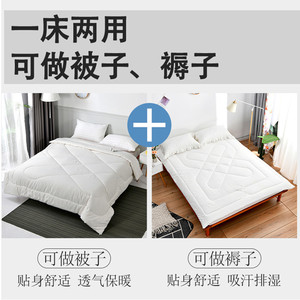 棉花被芯宿舍单人床垫被褥加厚保暖棉絮盖被带被套四季通用棉被子