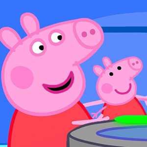 小猪佩奇动画粉红猪全集高清移动硬盘存储中英文双语字幕英文版