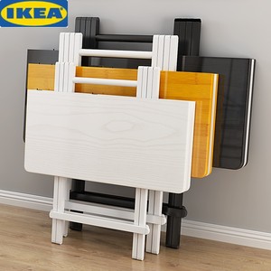 IKEA宜家折叠桌餐桌家用小桌子吃饭桌简易小型折叠桌椅便携摆摊桌
