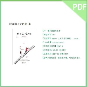 时光偷不走的你 上 西西东东 长篇小说 PDF电子版