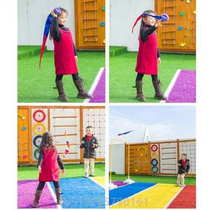 彩带风阻球儿童玩具流软球训练星球器材抛幼儿园投掷接球感统户外