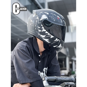LS23c认证摩托车头盔冬季保暖电动车安全帽机车全盔街车带蓝牙耳