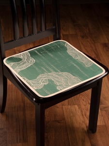 新中式餐桌椅垫子家用薄椅垫办公室屁垫防滑久坐椅子坐垫支持定制
