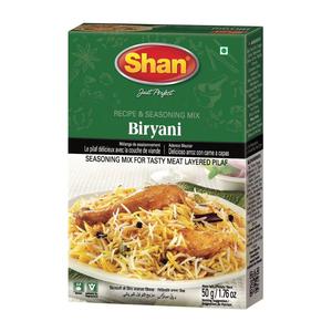 pakistan food shan biryani masala 比亚尼炒饭咖喱粉 50g玛莎拉