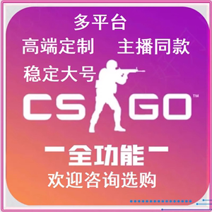 CS2csgo完美世界起源5e多平台高端定制主播同款演技steam可用