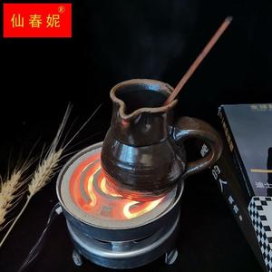 罐罐茶煮茶器全套套装茶罐小电炉陜西甘肃西和成县老人专用茶壶烤