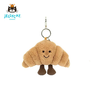 英国jellycat可颂牛角面包挂饰玩偶背包毛绒挂件可爱送礼物钥匙扣