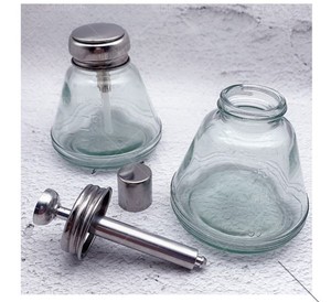 美甲酒精按压瓶工具分装瓶瓶防腐式玻璃用品瓶透明新款店铺空瓶