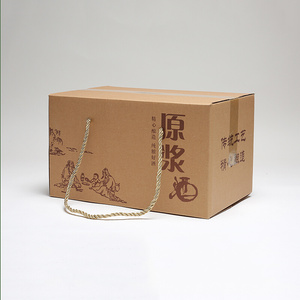 古苑陶瓷酒瓶用的配件 一斤装通用包装6瓶装牛皮纸箱盒子送礼外箱