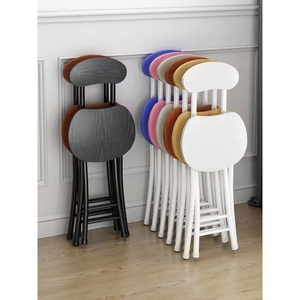 IKEA宜家折叠椅子家用餐椅简易椅休闲靠背椅宿舍凳子阳台靠椅便携