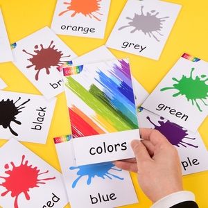 diy贴纸卡片幼儿园英语儿童制作卡纸教具教学#手工单词公开课