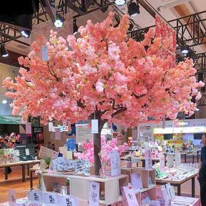 樱花树仿真树大型树绿植商场室内外春天装饰造型摆件桃花假树户外