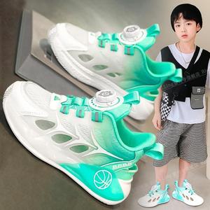 巴拉巴柆韩系韩系童鞋男童凉鞋春款2024新款儿童运动网鞋中大童旋