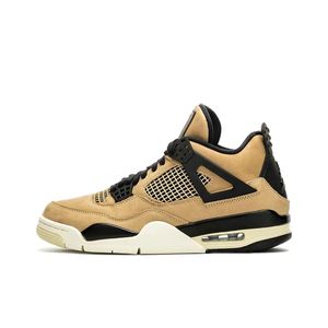 Nike/耐克 Air Jordan 4 RETRO 奶黄色 男女中筒篮球鞋AQ9129-200