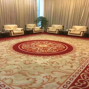 定制会议室满铺加厚手工羊毛腈纶大地毯现代新中式贵宾接待室商用