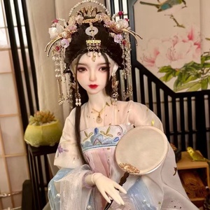 中国风古装巴比娃娃公主关节可动人偶古装可换装女孩生日礼物便宜