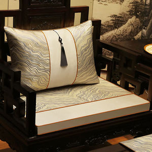 中式棕垫沙发坐垫实木家具座垫罗汉床垫五件套乳胶垫百川金边拼接