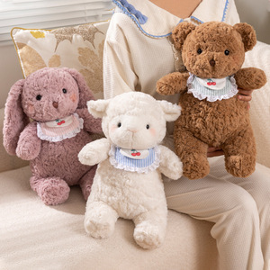 幼稚园小伙伴兔子毛绒玩偶熊熊公仔小象小羊玩具娃娃抱着陪睡礼物