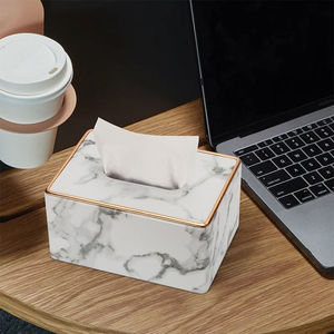 悦利（Richblue）皮革纸巾盒简约家用客厅餐巾纸收纳盒抽纸盒家居
