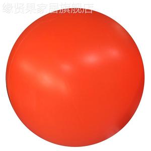 pvc充气球沙滩球圆球气橘色绿色哑光气球塑料球大巨型气球玩具道