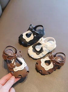 江博士2024新款女宝宝凉鞋1一2-3岁小童公主夏季婴儿鞋防滑软底学