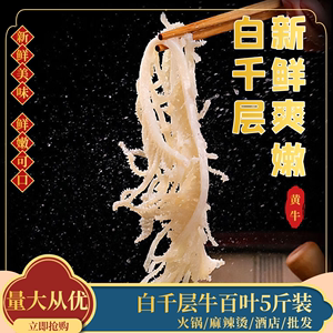 白千层毛肚火锅专用新鲜牛百叶脆毛肚丝重庆商用串串食材菜品配菜