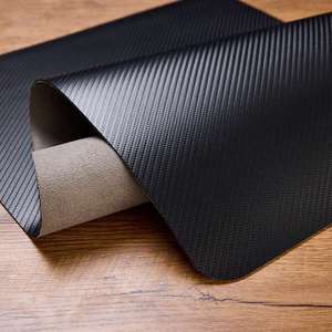 碳纤维办公桌垫桌垫防水鼠标垫键盘超大碳纤维#写字号皮革垫电脑