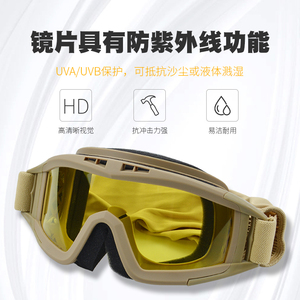 CS风镜护目镜军迷用品战术骑行眼镜越野摩托车头盔户外运动装备