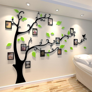 照片树3d亚克力立体墙贴客厅餐厅卧室电视沙发背景墙室内装饰贴画
