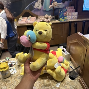 上海迪士尼国内代购 维尼熊气球毛绒公仔娃娃玩偶卡通动漫可爱