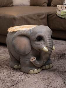 仿真动物凳子创意家用穿鞋凳客厅可爱大象坐凳玄关门口乌龟换鞋凳