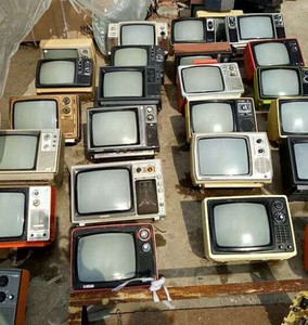 大量现货70-80年代复古 黑白电视机 老式电视旧物件摆件橱窗装饰