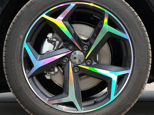 酷咖车贴适用于大众全新迈腾改装专用轮毂车贴纸装饰个性轮胎钢圈